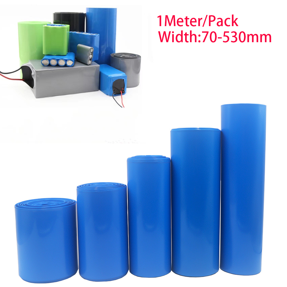 Shrink Wrap Pvc - 1Meter PVC dari 18650 paket baterai