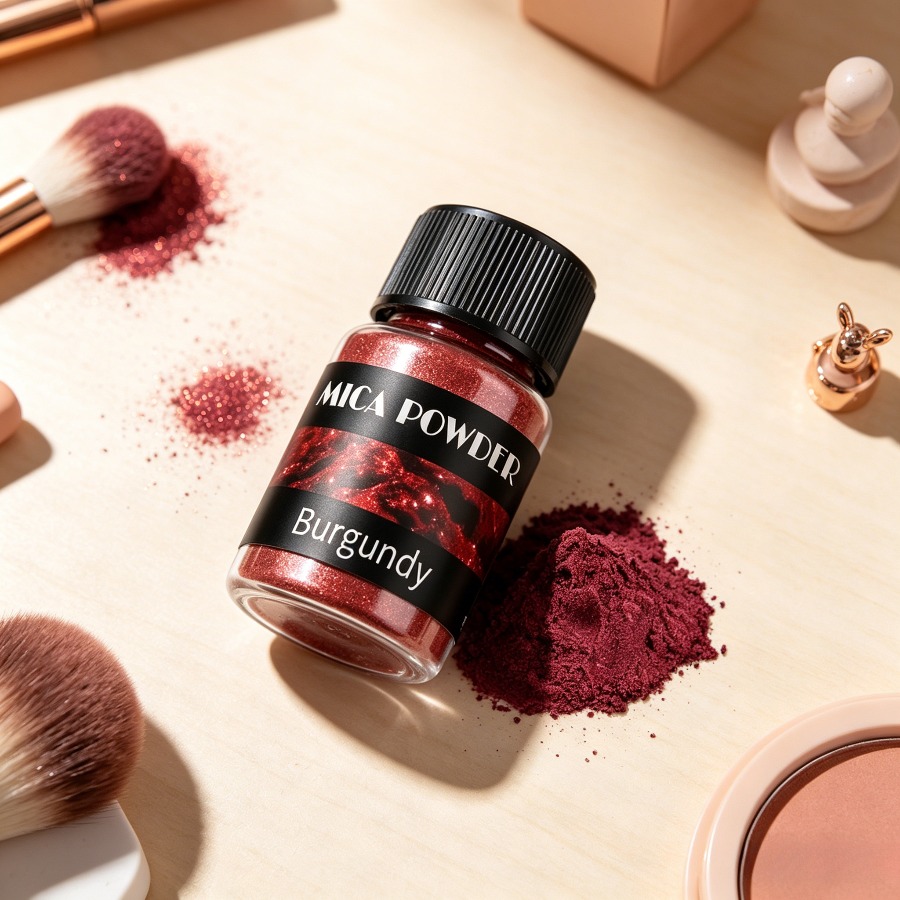 Oxide Pigment Soap - Bubuk Mika Burgundy untuk Pembuatan Perhiasan
