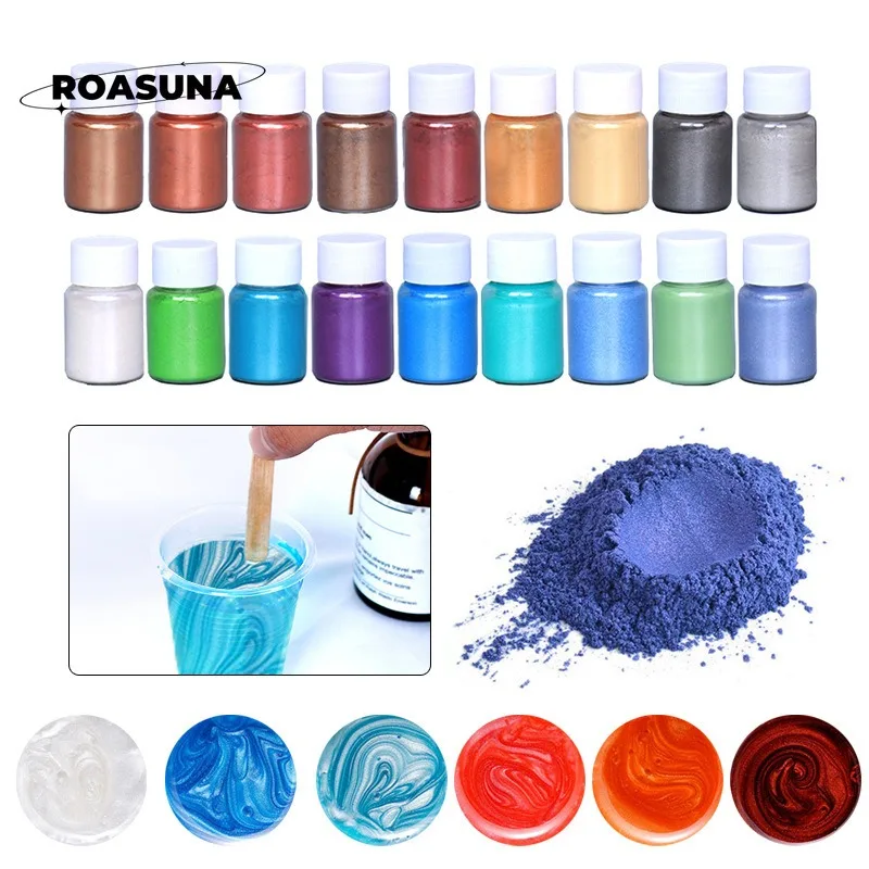 Oxide Pigment Soap - Bubuk mutiara Mika 24 warna untuk