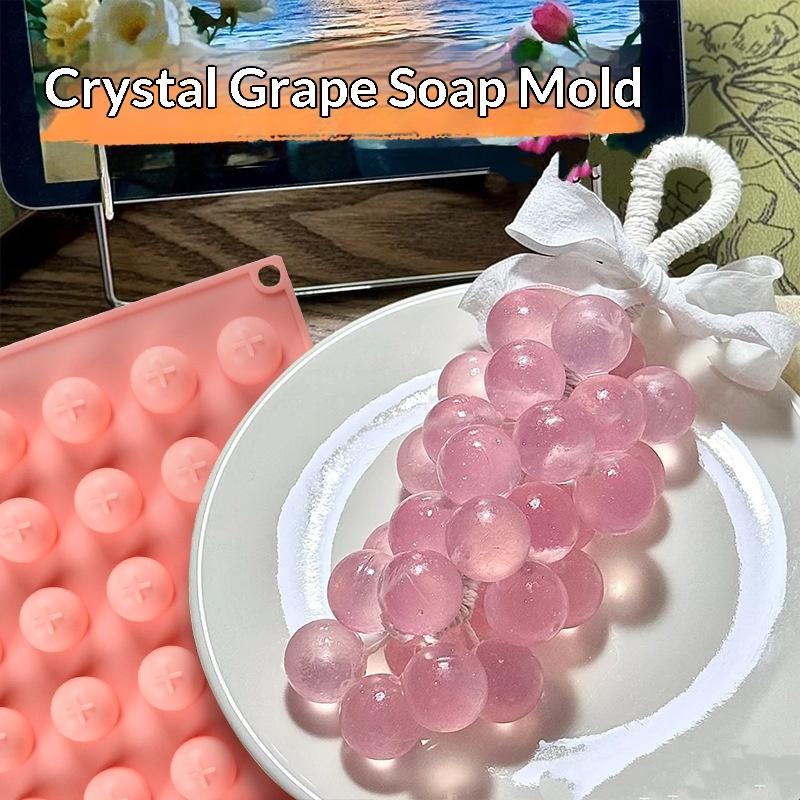 Soap Making Kit For Kids - Cetakan Bola Anggur Silikon Mudah Dilepas