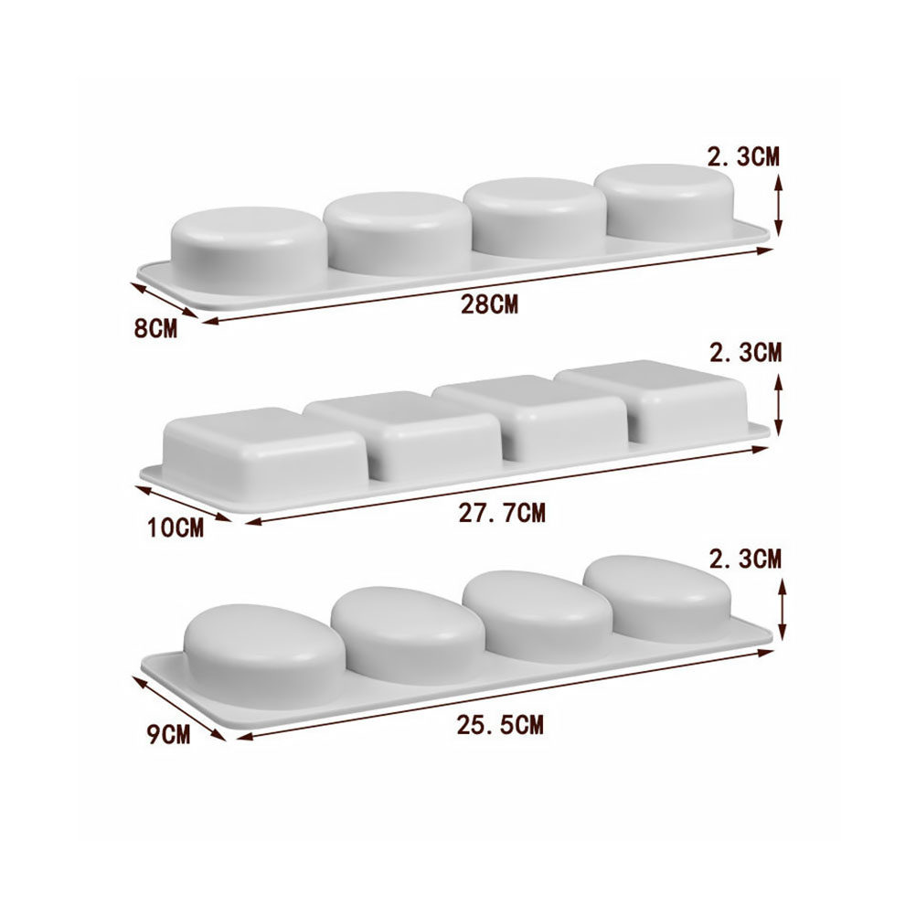 3 Buah Cetakan Sabun Silikon,  - Soap Making Die ulasan dan harga