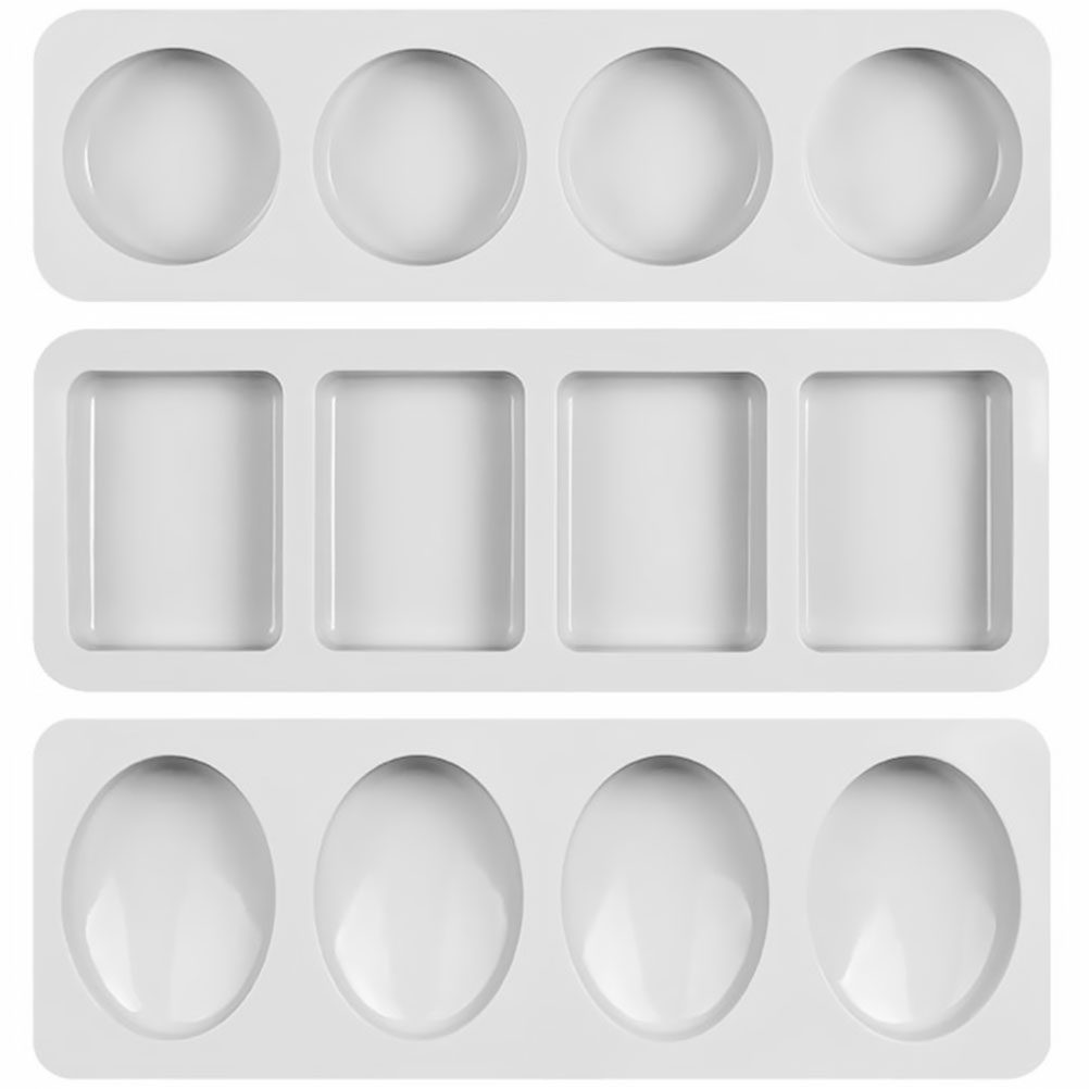 3 Buah Cetakan Sabun Silikon,  - Soap Making Die ulasan dan harga