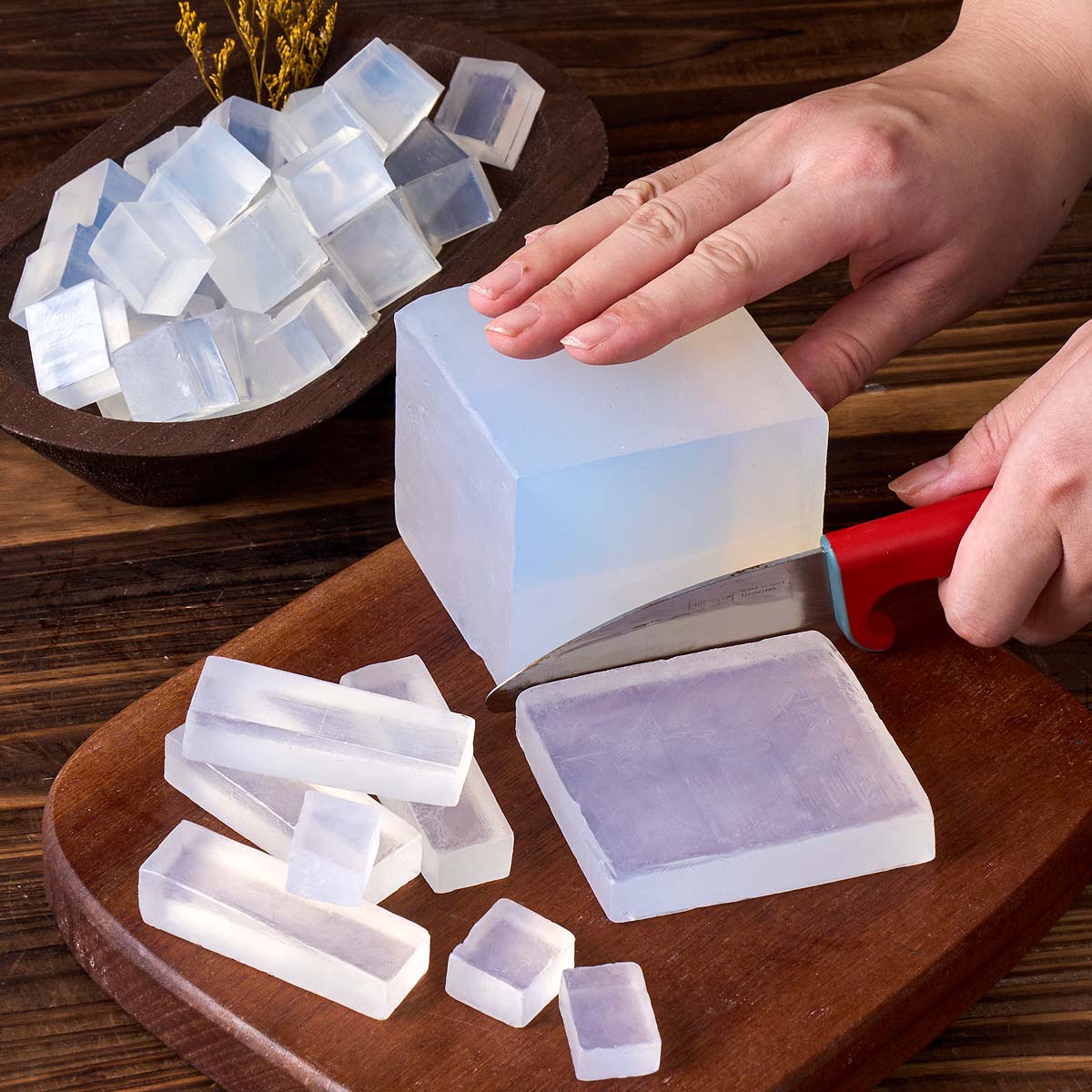 1000g Basis Sabun Gliserin DIY - Soap Making Glycerin ulasan dan harga