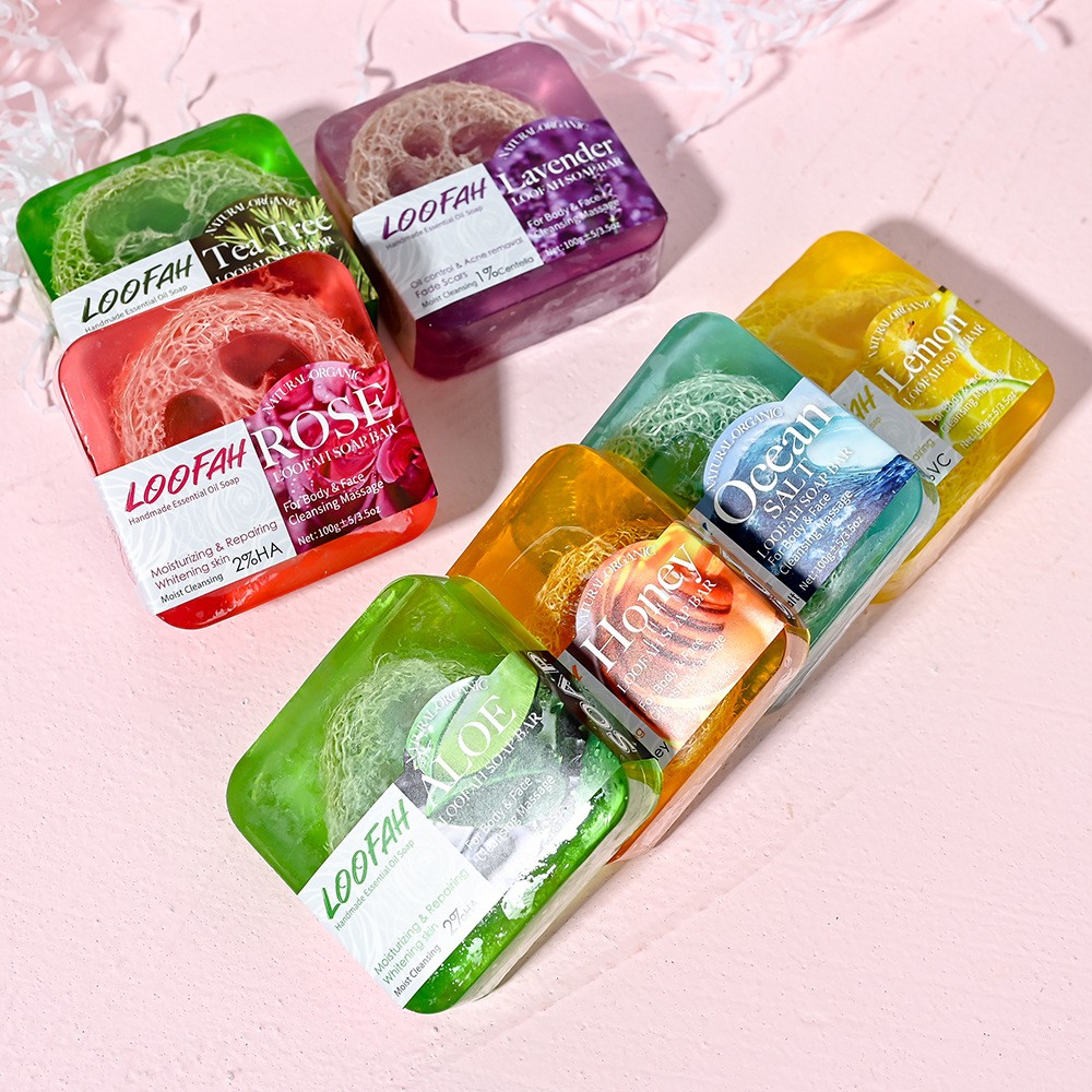 100g Sabun Loofah Jahe Gliseri - Soap Making Glycerin ulasan dan harga