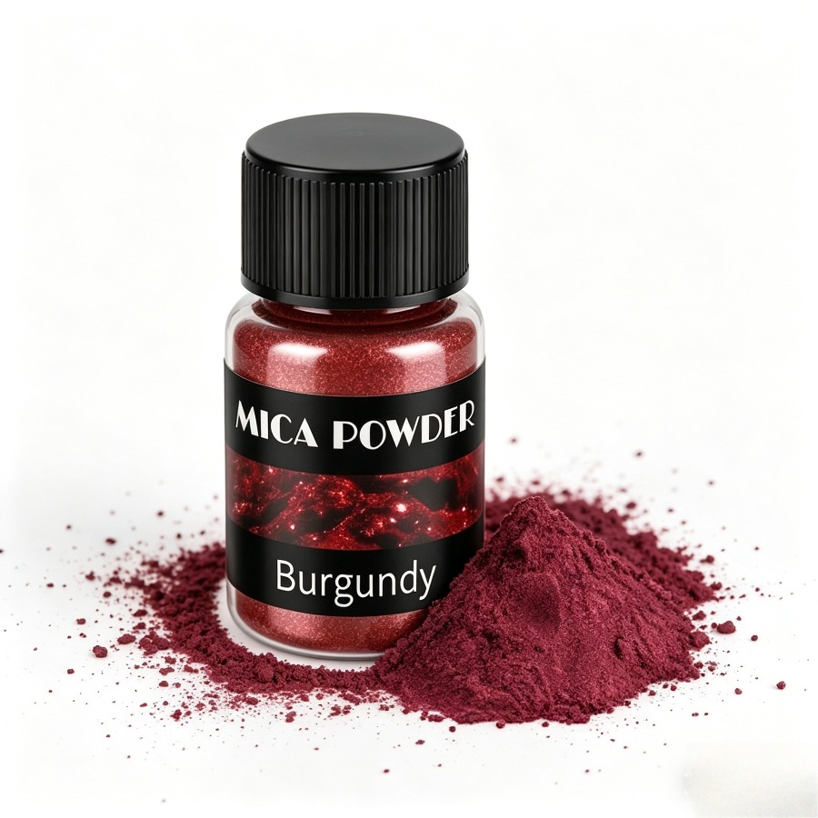 Bubuk Mika Burgundy untuk Pemb - Oxide Pigment Soap ulasan dan harga