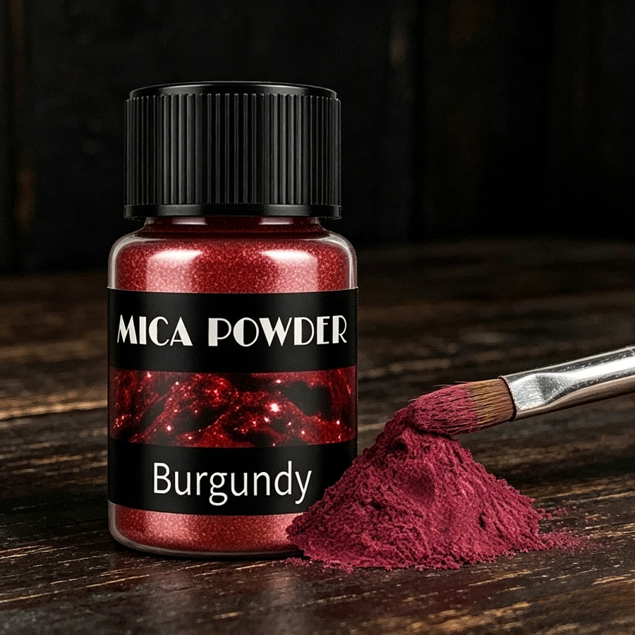Bubuk Mika Burgundy untuk Pemb - Oxide Pigment Soap ulasan dan harga
