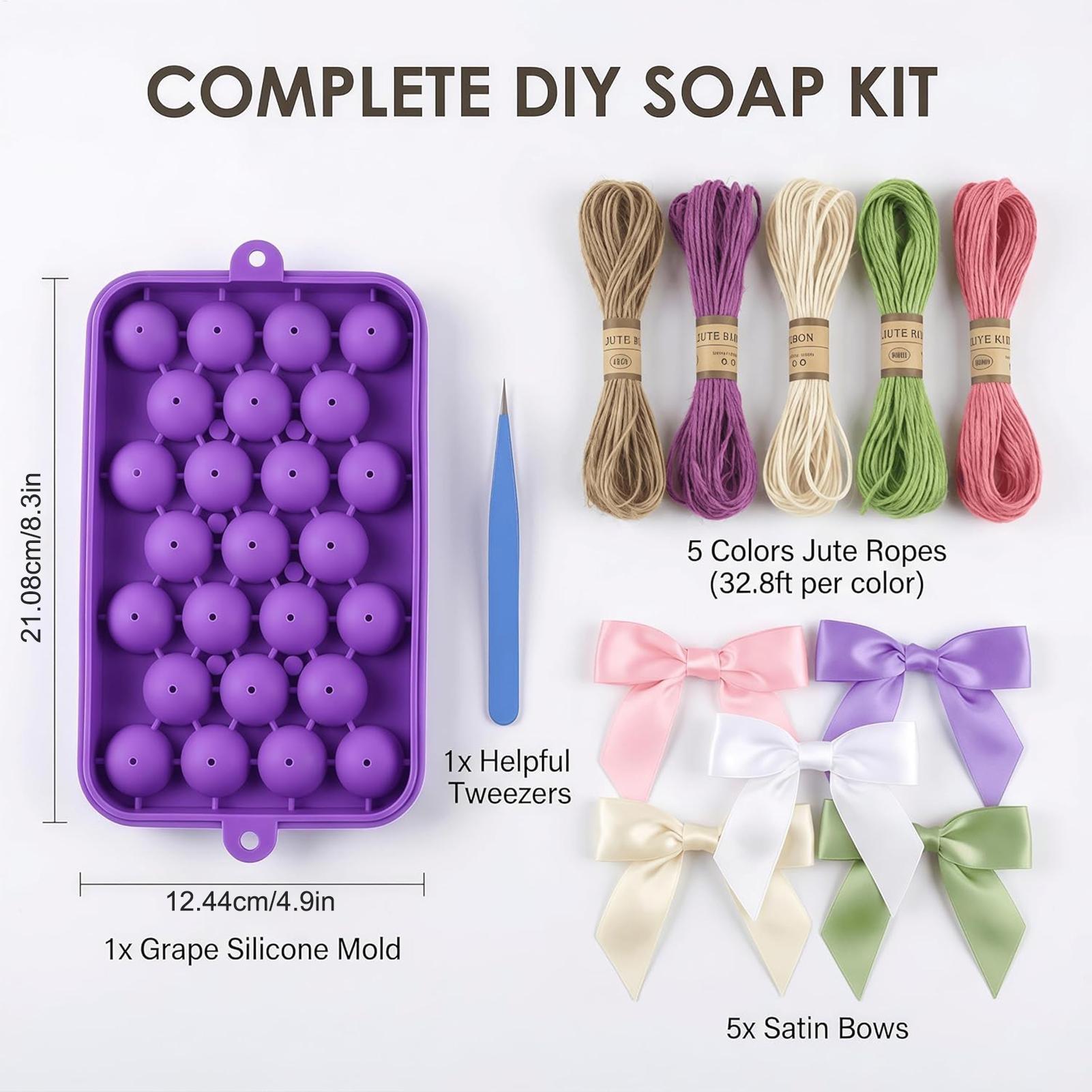 Cetakan Sabun Anggur Mudah Dil - Soap Making Kit For Kids ulasan dan harga