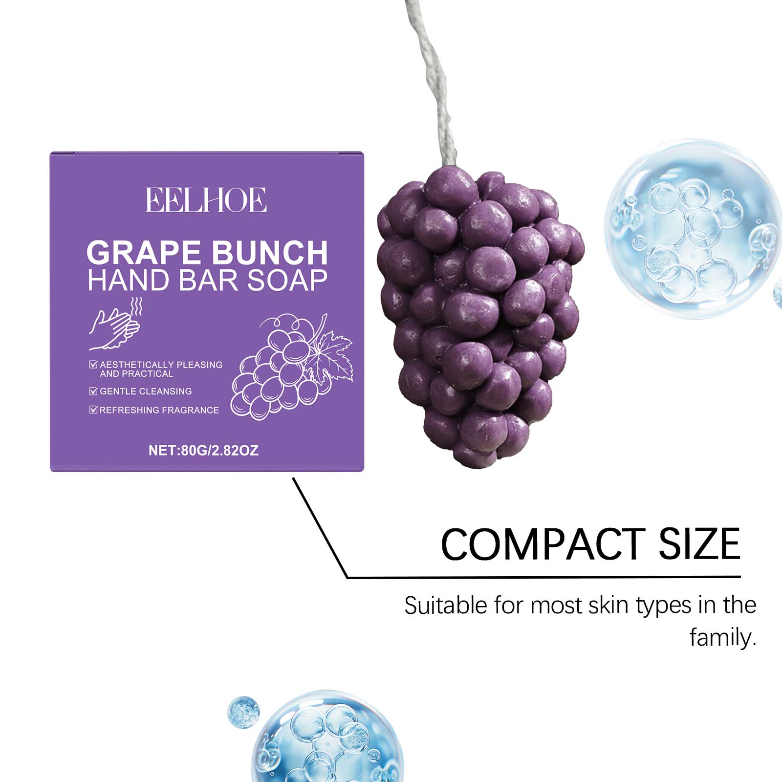 Sabun Batang Eelhoe Grape Bunc - Soap Making Essential Oils ulasan dan harga